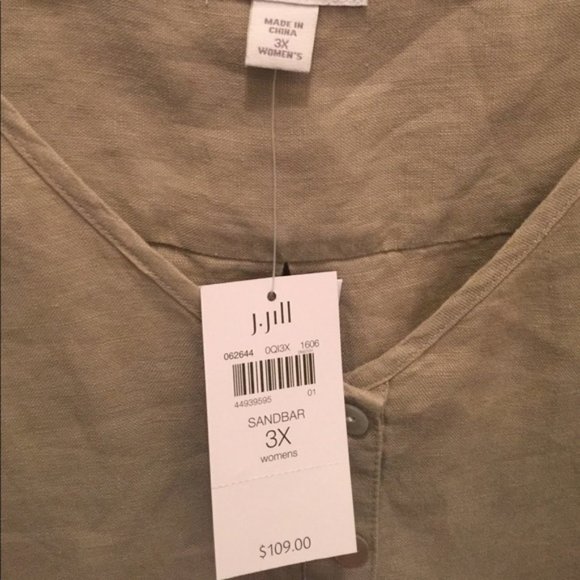 SUPER COMFY BRAND NEW JJILL LINEN DRESS - Picture 6 of 8